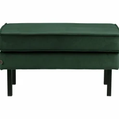 Hocker Rodeo Op Poten Velvet Groen Forest - Loft24.nl