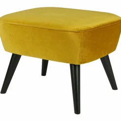 Hocker Sara Op Poten OkerGeel - Loft24.nl