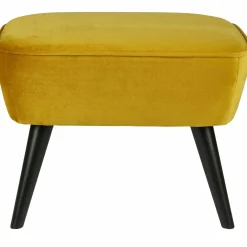 Hocker Sara Op Poten OkerGeel - Loft24.nl