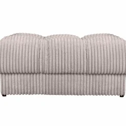 Hocker Second Date Grove Ribstof Naturel - Loft24.nl