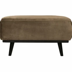 Hocker Statement Fluweel Taupe - Loft24.nl