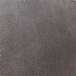 Hocker Statement Lederlook DonkerGrijs - Loft24.nl