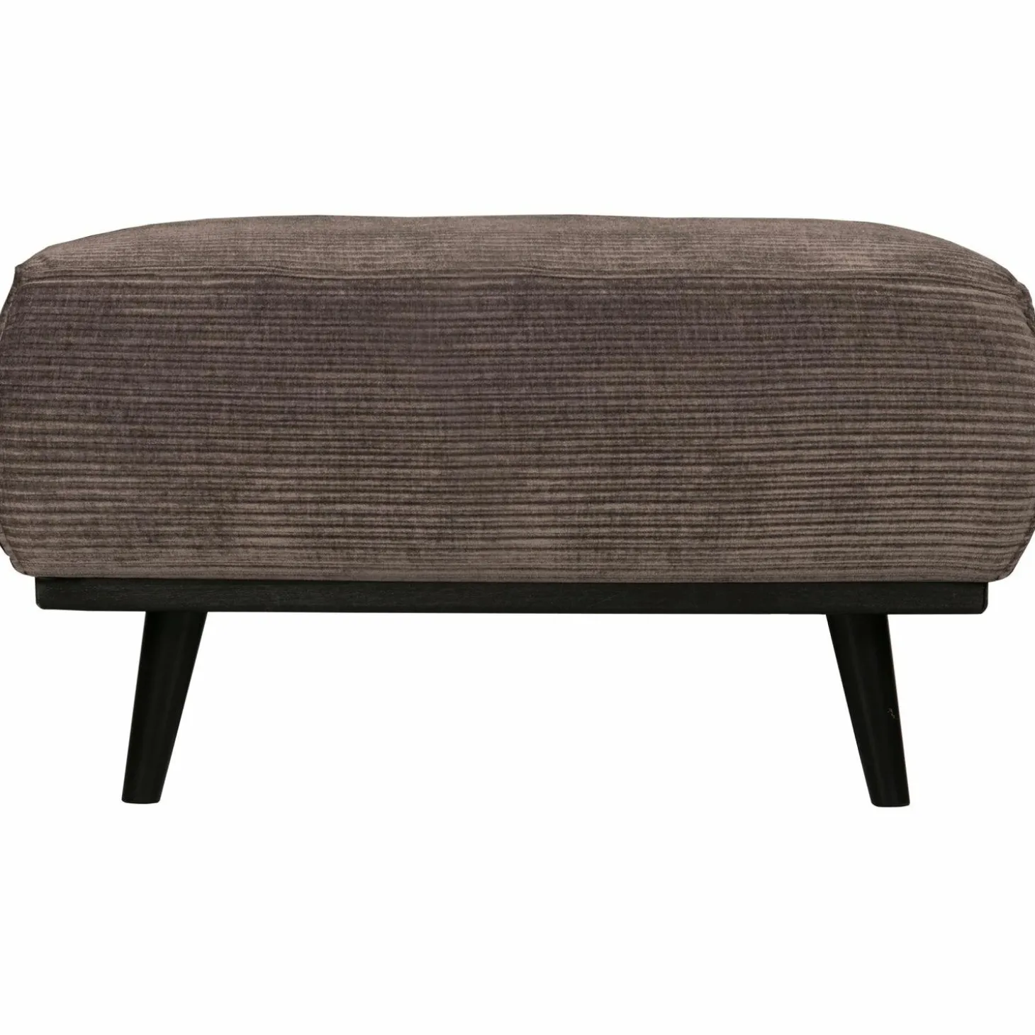 Hocker Statement Ribstof Taupe - Loft24.nl