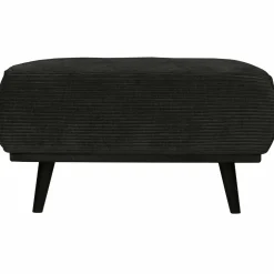 Hocker Statement Ribstof Graphite - Loft24.nl