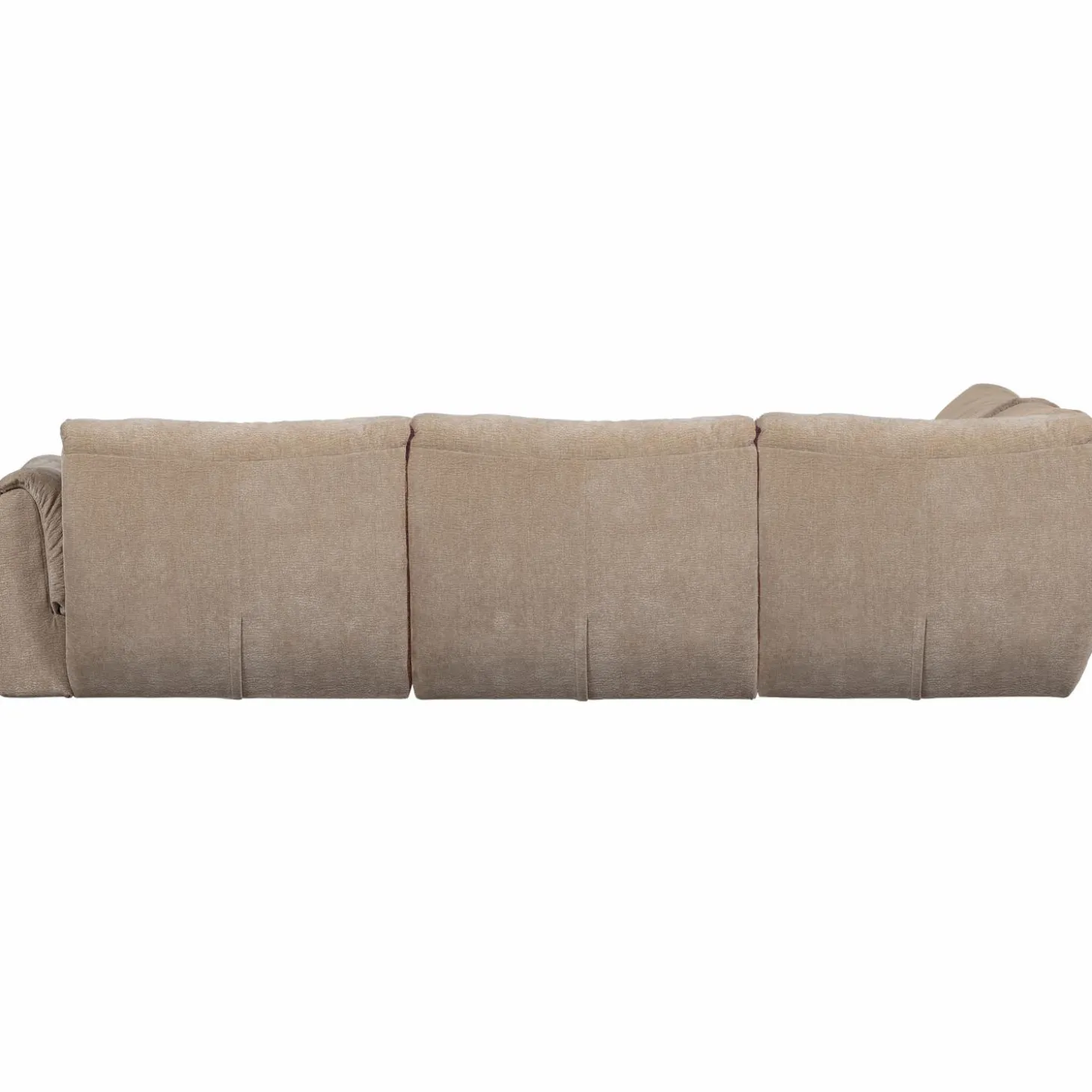 Hoekbank Baggy 3D chenille - Zand (links) - Loft24.nl