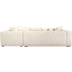 Hoekbank Lusso Chenille - Beige - Loft24.nl