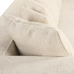 Hoekbank Lusso Chenille - Beige - Loft24.nl