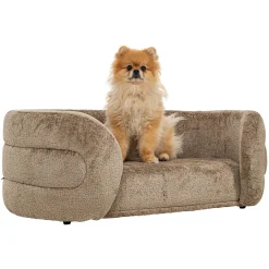 Huisdierenbed Bingo taupe chenille (Bergen 104 taupe chenille) - Loft24.nl