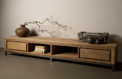 Industrieel TV-meubel Venetië 220 cm - Loft24.nl