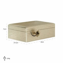 Juwelenbox Trace kleur Goud - Loft24.nl