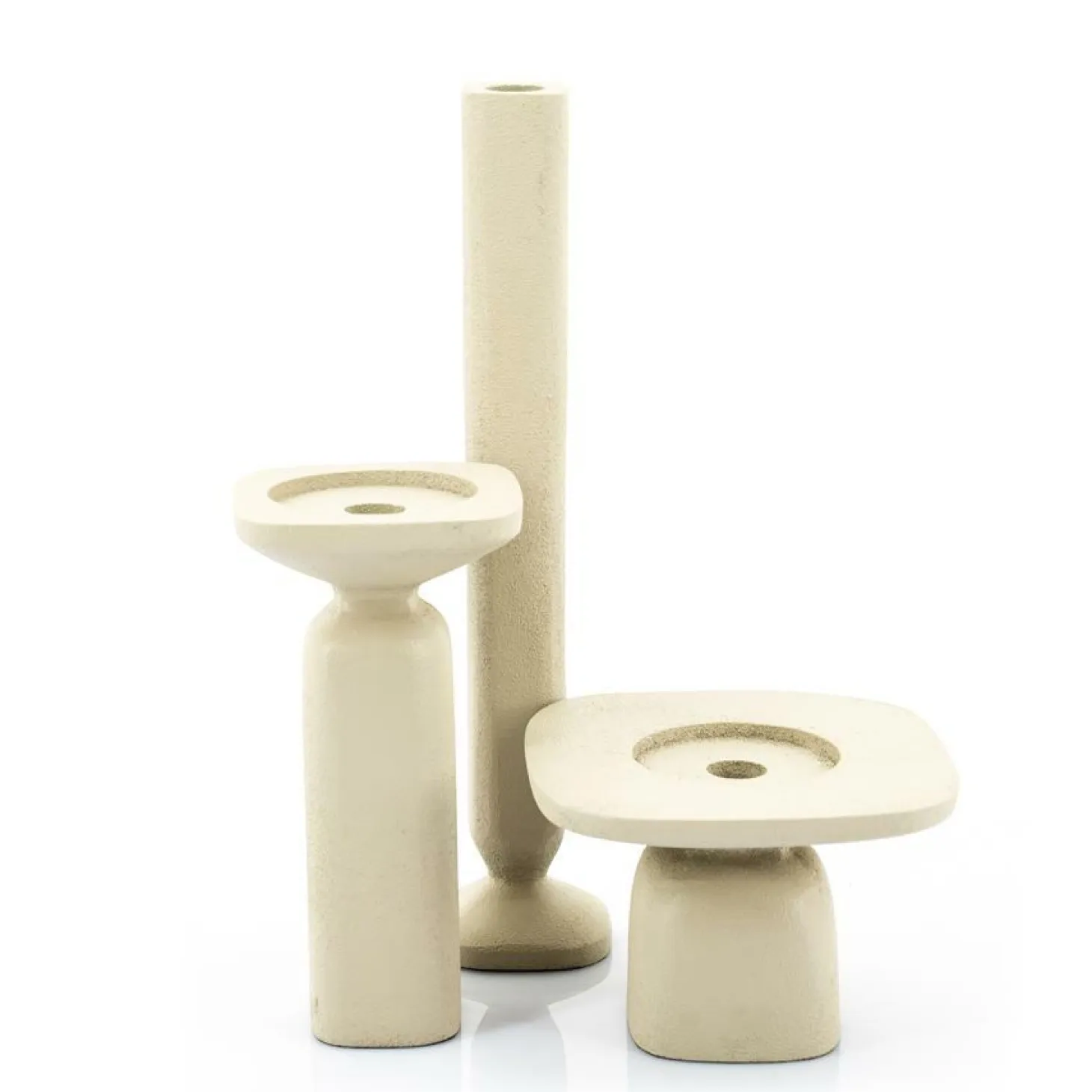 Kaarsenhouder Squand groot - Beige - Loft24.nl