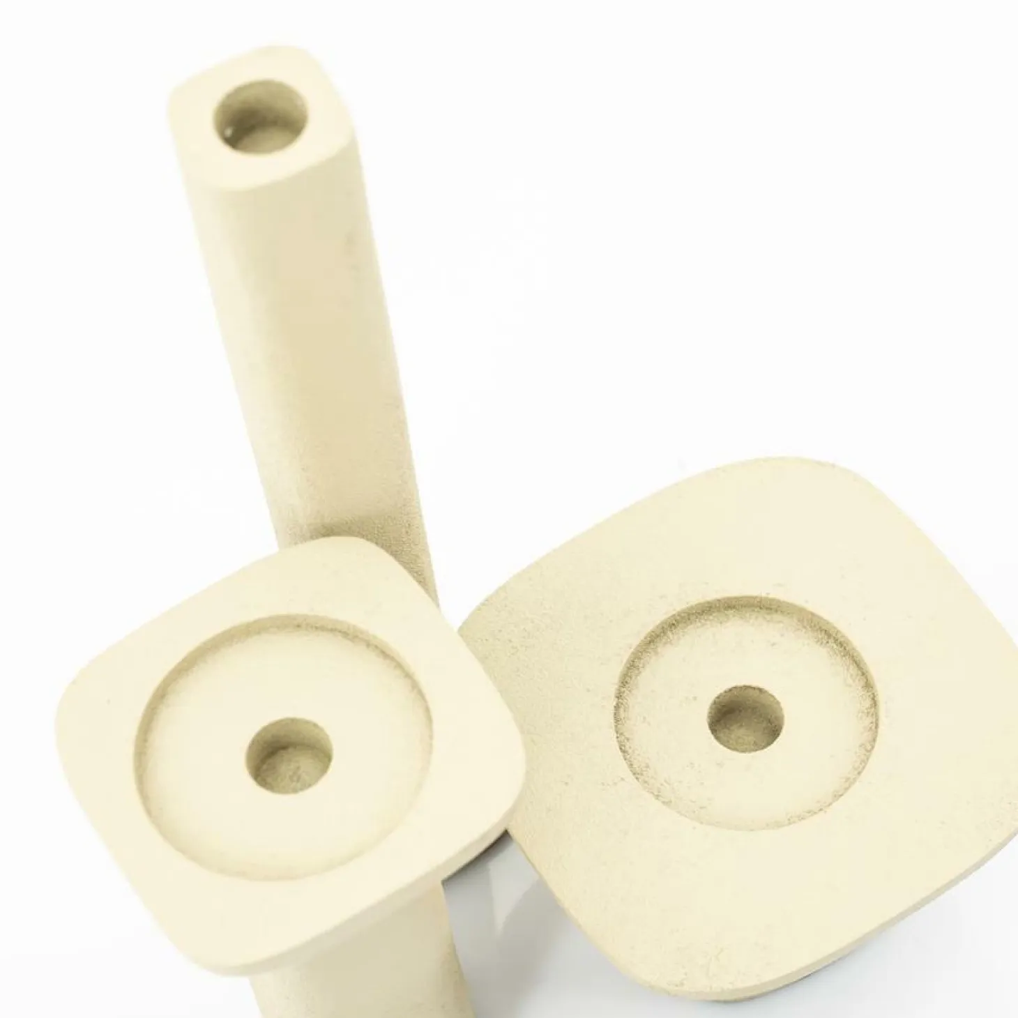 Kaarsenhouder Squand groot - Beige - Loft24.nl