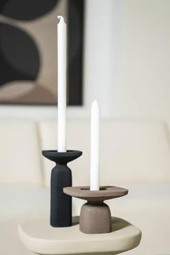 Kaarsenhouder Squand klein - Bruin - Loft24.nl