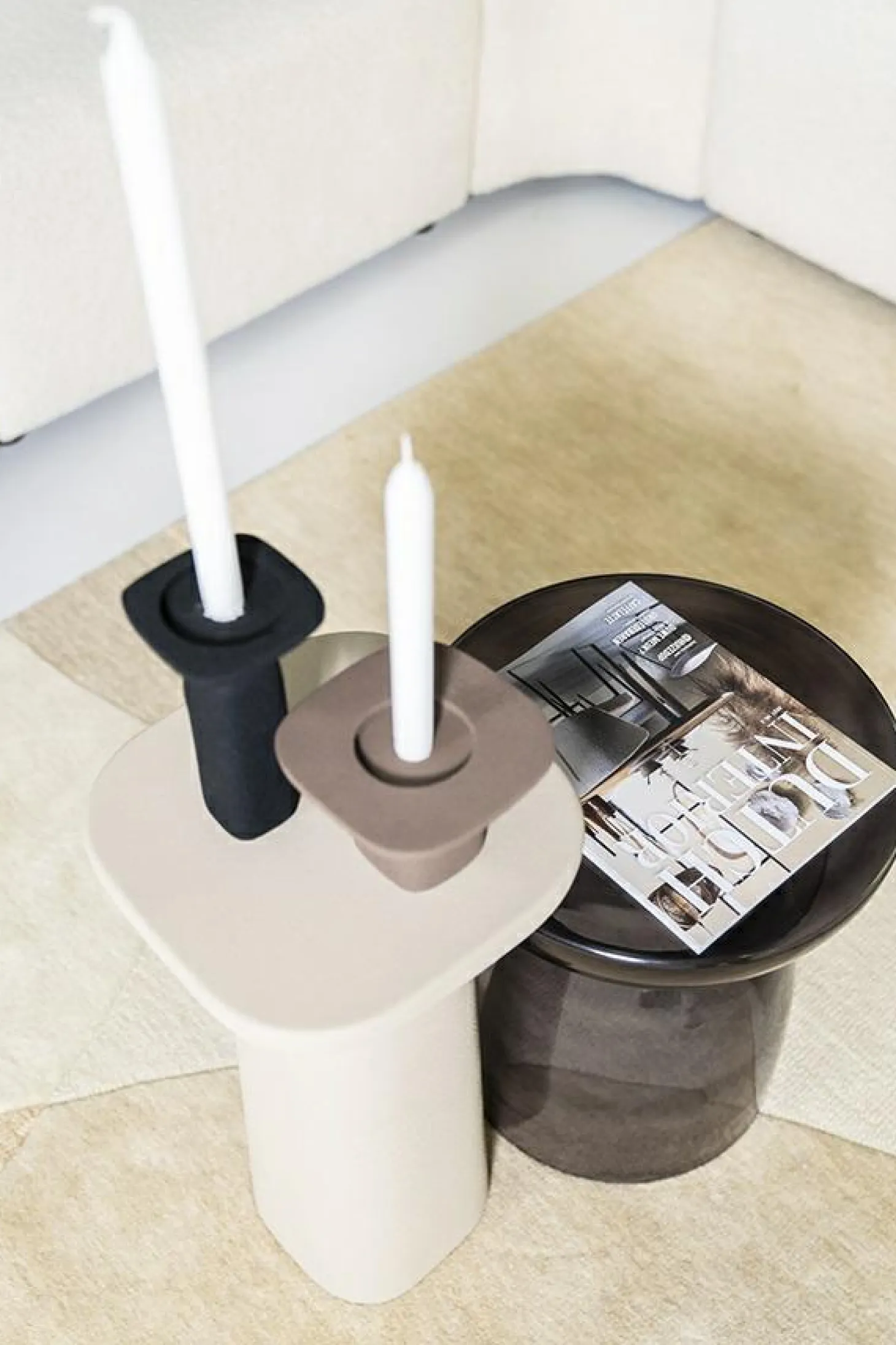 Kaarsenhouder Squand klein - Bruin - Loft24.nl