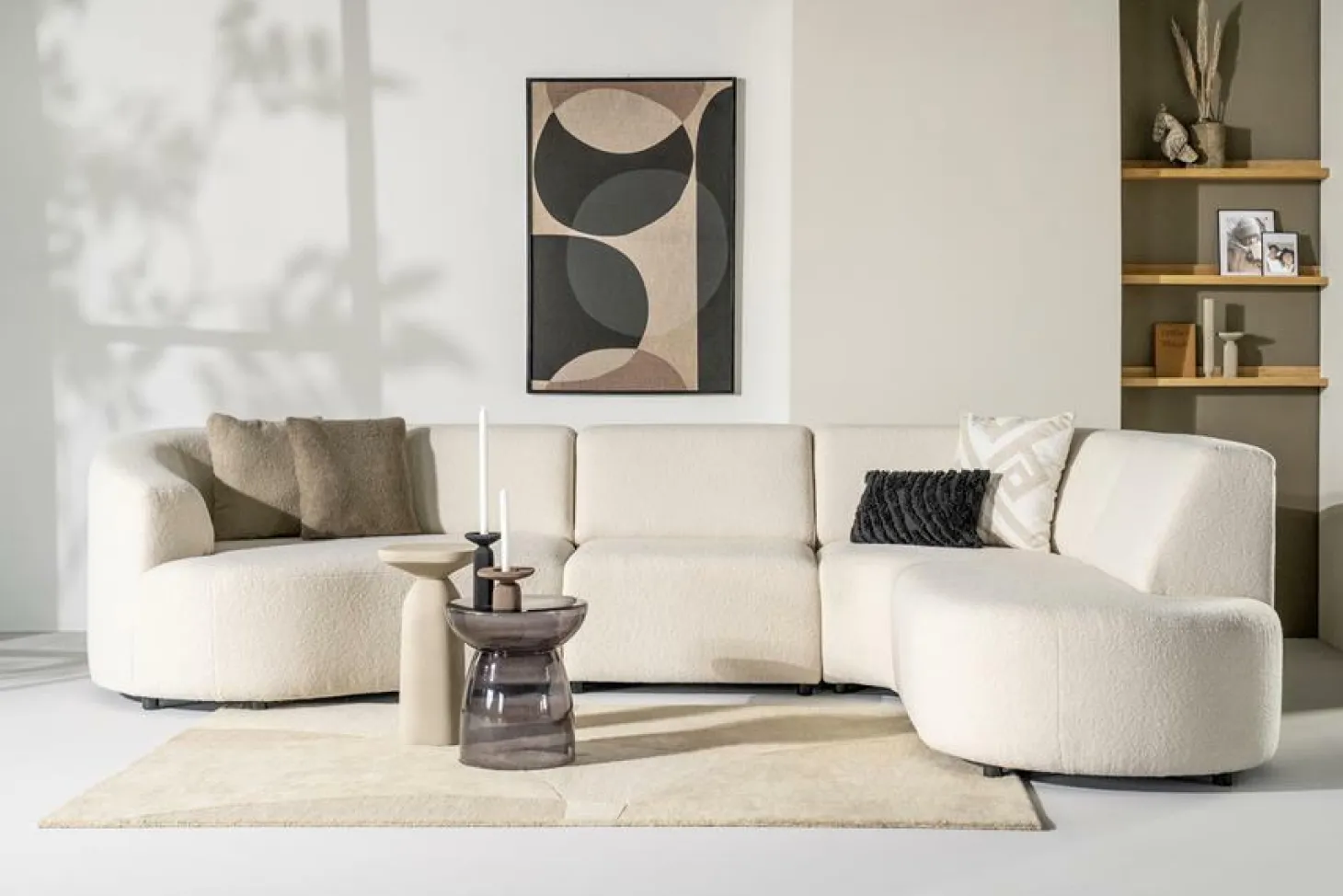 Kaarsenhouder Squand klein - Bruin - Loft24.nl