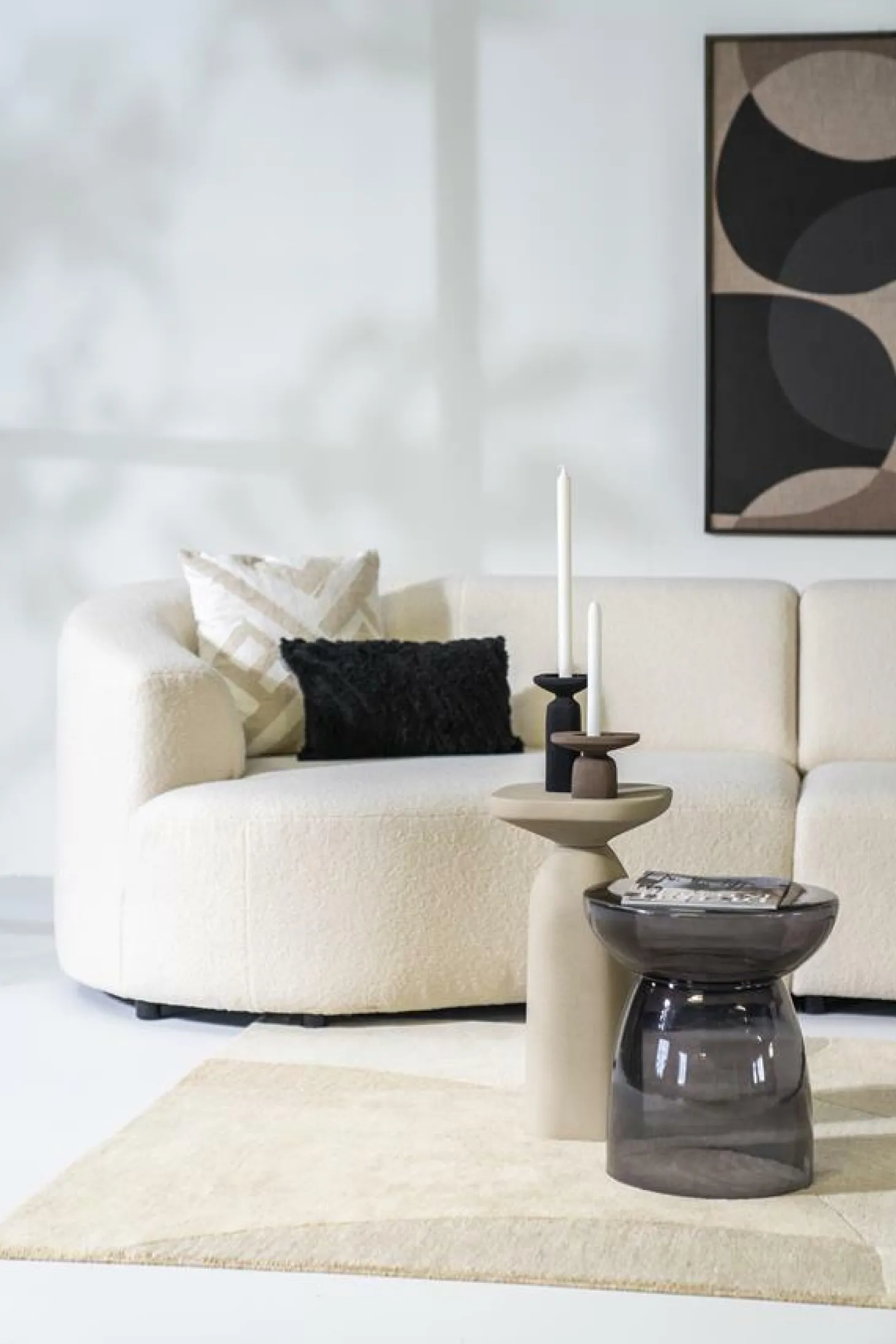 Kaarsenhouder Squand klein - Bruin - Loft24.nl