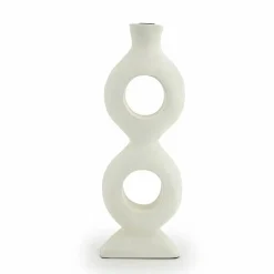 Kaarsenhouder Torch Wit - 48 cm - Loft24.nl