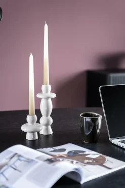 Kaarshouder Barolo - set van 2 stuks -Beige - Loft24.nl