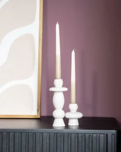 Kaarshouder Barolo - set van 2 stuks -Beige - Loft24.nl