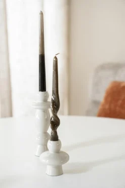 Kaarshouder Barolo - set van 2 stuks -Beige - Loft24.nl