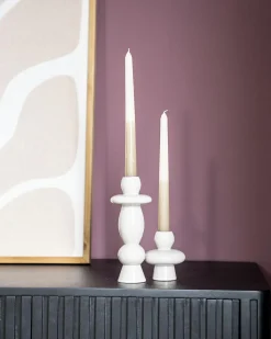 Kaarshouder Barolo - set van 2 stuks -Beige - Loft24.nl
