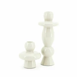 Kaarshouder Barolo - set van 2 stuks -Beige - Loft24.nl