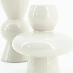 Kaarshouder Barolo - set van 2 stuks -Beige - Loft24.nl