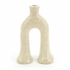 Kaarshouder Blix beige - 28 cm hoog - Loft24.nl