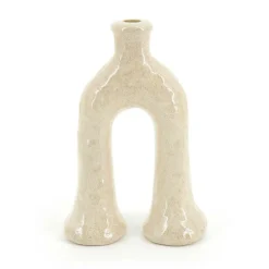 Kaarshouder Blix beige - 28 cm hoog - Loft24.nl