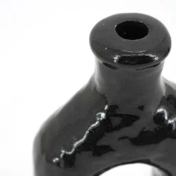 Kaarshouder Blix zwart - 28 cm hoog - Loft24.nl