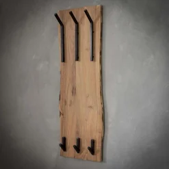 Kapstok Edge Massief Acaciahout met 2 x 3 haken - Loft24.nl