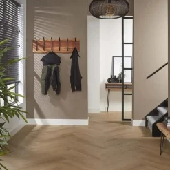 Kapstok Edge Massief Acaciahout met 6 haken en Roede - Loft24.nl