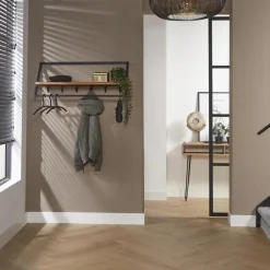 Kapstok Industrieel Metaal met 15 haken - Loft24.nl