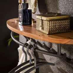 Kapstok Round 16 Haken Acaciahout Naturel - Loft24.nl