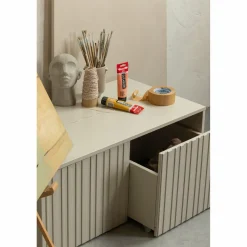 Kistbank New Gravure 88cm - Dust - Loft24.nl