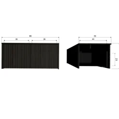 Kistbank New Gravure 88cm - Naturel - Loft24.nl