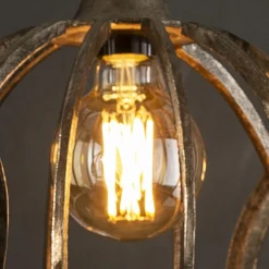 Kooldraadlamp Bol L Ø9.5cm Amberkleurig dimbaar - Loft24.nl