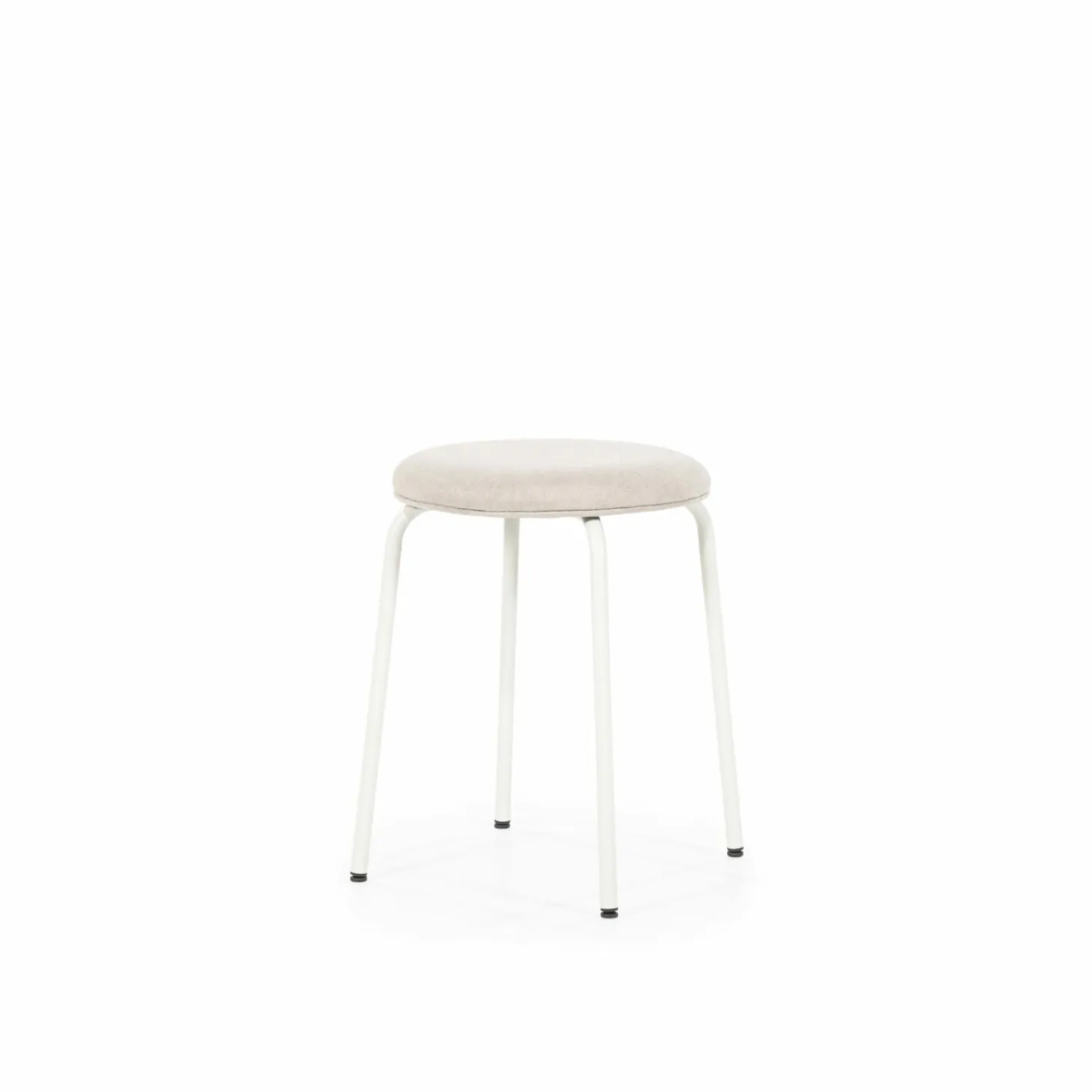 Kruk Skola - Beige (zithoogte 47 cm) - Loft24.nl