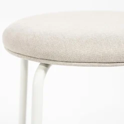 Kruk Skola - Beige (zithoogte 47 cm) - Loft24.nl