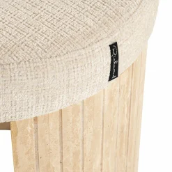 Krukje Gallice Travertin en chenille - Loft24.nl