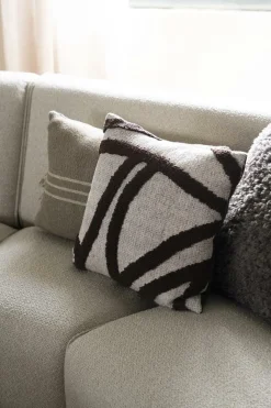 Kussen Majani - Donkerbruin - Loft24.nl