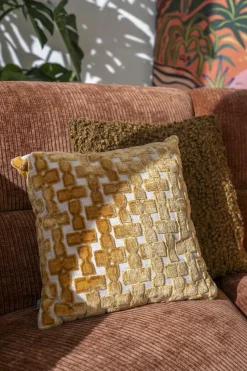 Kussen Stunda - Mosterd - Loft24.nl