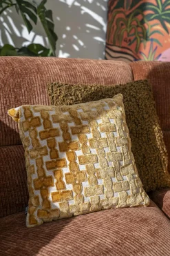 Kussen Stunda - Mosterd - Loft24.nl