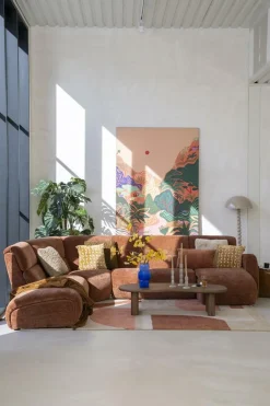 Kussen Stunda - Mosterd - Loft24.nl