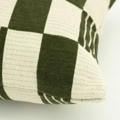 Kussen Twist 45x45 cm - Groen - Loft24.nl