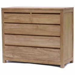 Ladekast Corona Teak met 5 laden - Loft24.nl