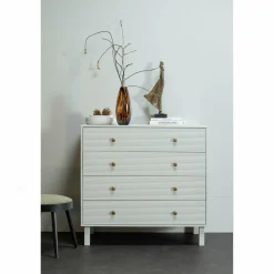 Ladekast/Commode Madu 91 x 94cm, kleur Wolkengrijs - Loft24.nl