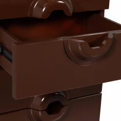 Ladenkast Merge Met 6 lades, kleur Bruin/Rood - Loft24.nl