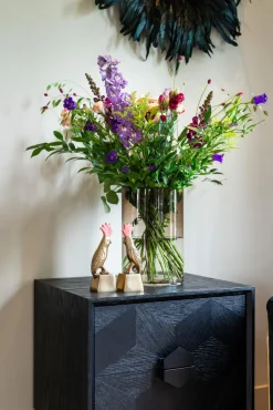 Ladenkast/Nachtkastje Blax 2-laden (Black) - Loft24.nl