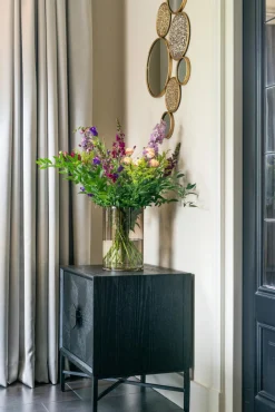 Ladenkast/Nachtkastje Blax 2-laden (Black) - Loft24.nl